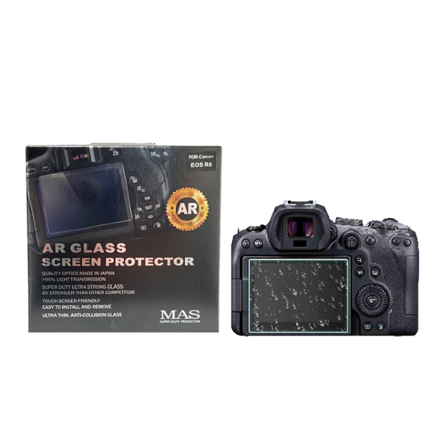 Mas Pellicola Vetro di Protezione Display Canon EOS R6 Mas Pellicola Vetro di Protezione Display Canon EOS R6